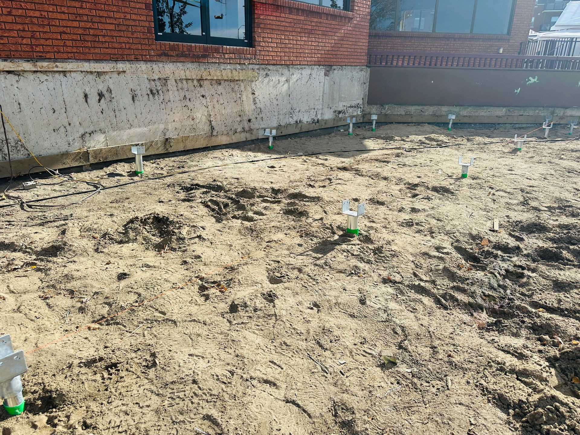 Helical Pile Installation – Engineered Techno Metal Post footing installation