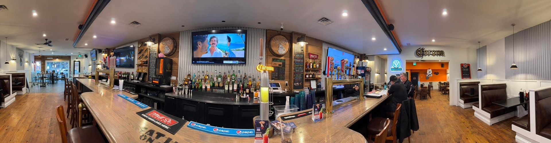 Completed Bar – interior detail showcasing craftsmanship and finish quality