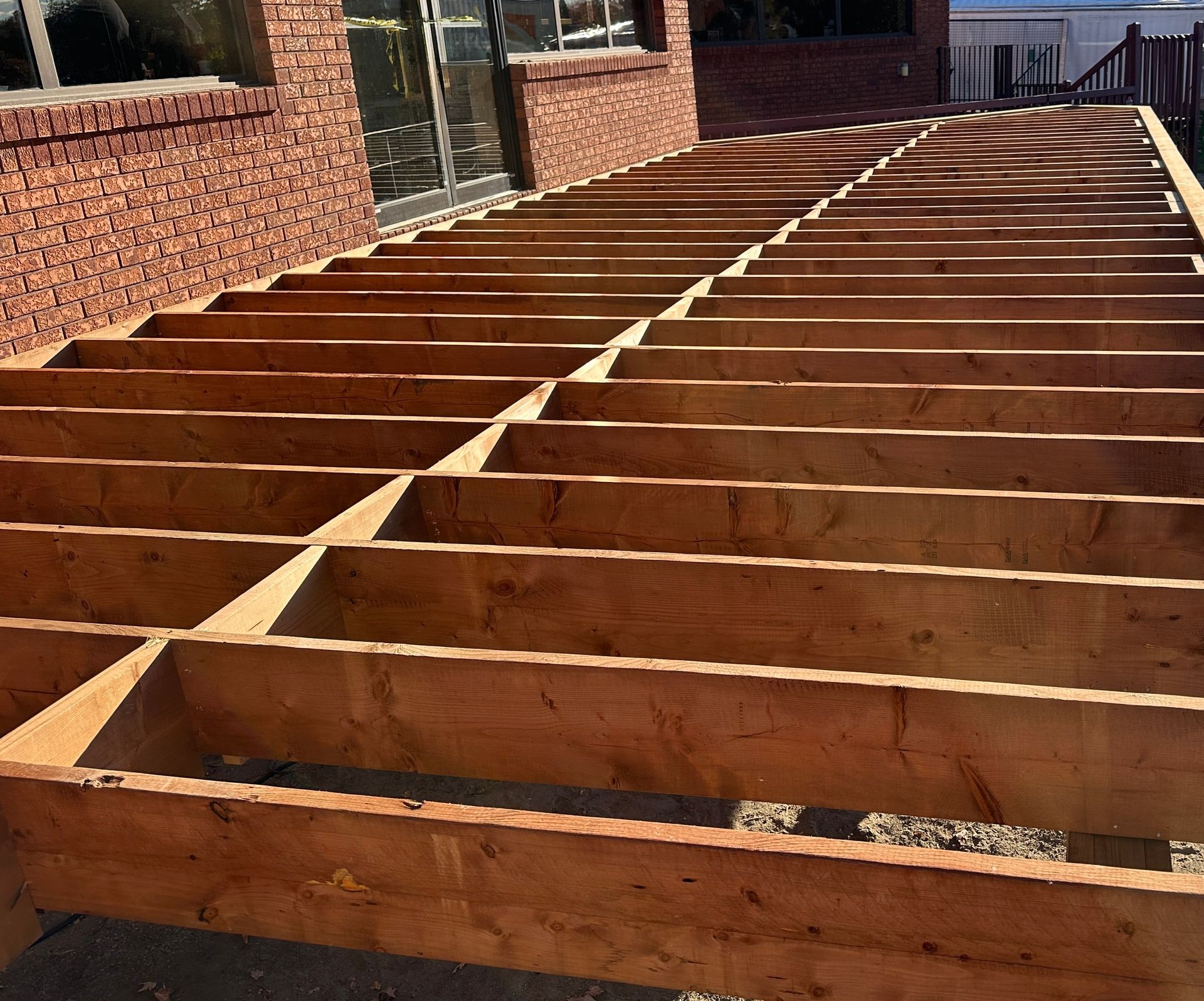 Completed municipal framing inspection - Engineered specifications.